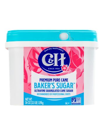 Quick Dissolve Superfine Sugar Flip-Top Canister | C&H® Sugar